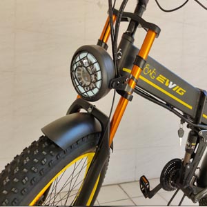 E5 electric bike folding - front